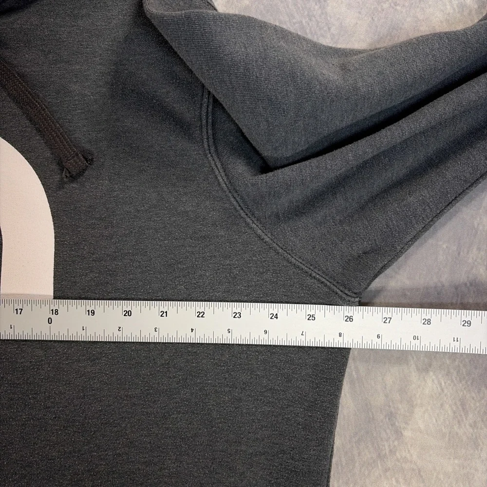The North Face Hoodie Mens XXL Gray Pullover Logo Fleece Sweatshirt